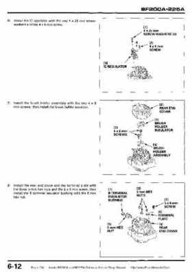 Honda BF200A BF225A Outboard Motors shop manual., Page 236