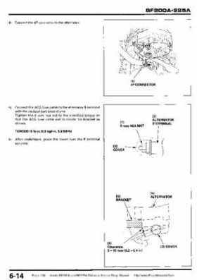 Honda BF200A BF225A Outboard Motors shop manual., Page 238