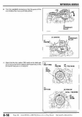 Honda BF200A BF225A Outboard Motors shop manual., Page 240