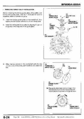 Honda BF200A BF225A Outboard Motors shop manual., Page 248