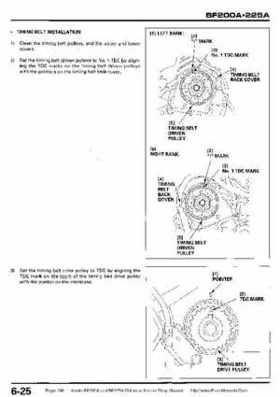 Honda BF200A BF225A Outboard Motors shop manual., Page 249