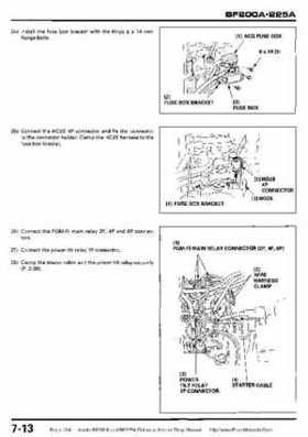 Honda BF200A BF225A Outboard Motors shop manual., Page 264