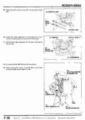 Honda BF200A BF225A Outboard Motors shop manual., Page 267