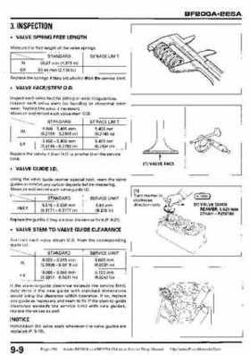 Honda BF200A BF225A Outboard Motors shop manual., Page 281