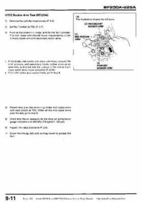 Honda BF200A BF225A Outboard Motors shop manual., Page 283