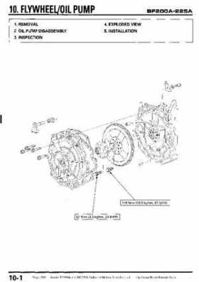 Honda BF200A BF225A Outboard Motors shop manual., Page 299