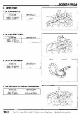Honda BF200A BF225A Outboard Motors shop manual., Page 303