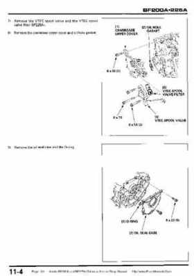 Honda BF200A BF225A Outboard Motors shop manual., Page 311