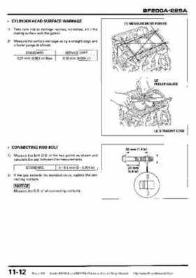 Honda BF200A BF225A Outboard Motors shop manual., Page 319