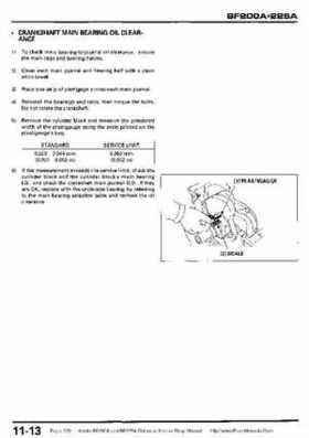 Honda BF200A BF225A Outboard Motors shop manual., Page 320