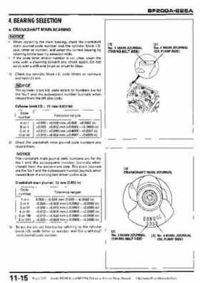 Honda BF200A BF225A Outboard Motors shop manual., Page 322