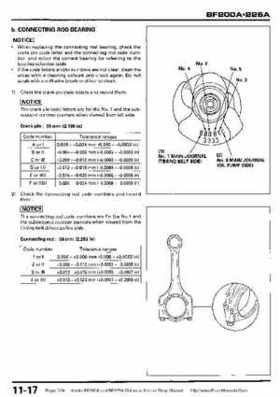 Honda BF200A BF225A Outboard Motors shop manual., Page 324
