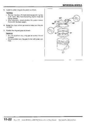 Honda BF200A BF225A Outboard Motors shop manual., Page 329