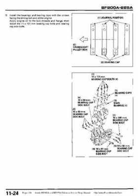 Honda BF200A BF225A Outboard Motors shop manual., Page 331