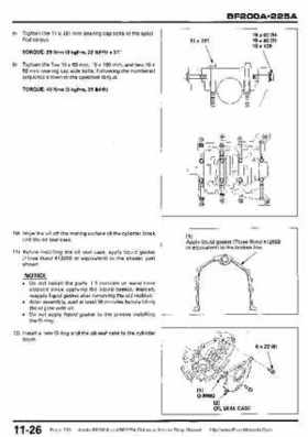 Honda BF200A BF225A Outboard Motors shop manual., Page 333