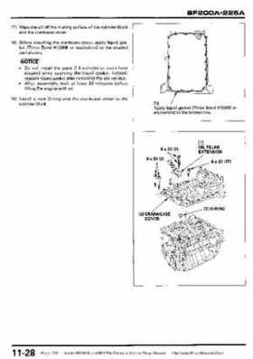 Honda BF200A BF225A Outboard Motors shop manual., Page 335