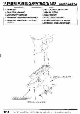 Honda BF200A BF225A Outboard Motors shop manual., Page 337