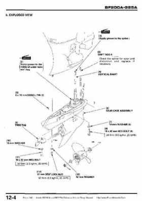 Honda BF200A BF225A Outboard Motors shop manual., Page 340