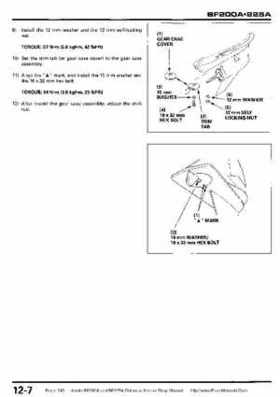 Honda BF200A BF225A Outboard Motors shop manual., Page 343
