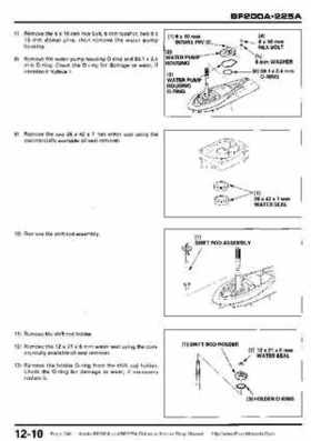 Honda BF200A BF225A Outboard Motors shop manual., Page 346