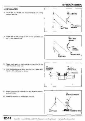 Honda BF200A BF225A Outboard Motors shop manual., Page 350