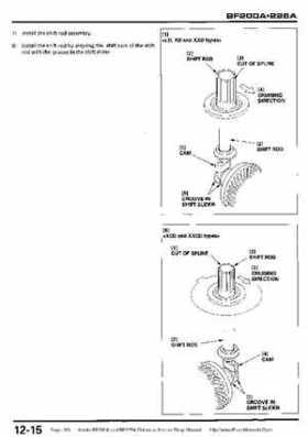 Honda BF200A BF225A Outboard Motors shop manual., Page 351