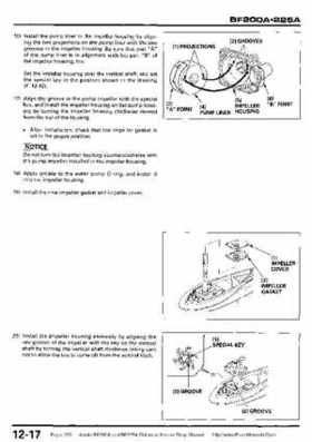 Honda BF200A BF225A Outboard Motors shop manual., Page 353