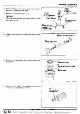 Honda BF200A BF225A Outboard Motors shop manual., Page 359