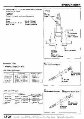 Honda BF200A BF225A Outboard Motors shop manual., Page 360