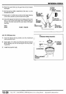 Honda BF200A BF225A Outboard Motors shop manual., Page 365