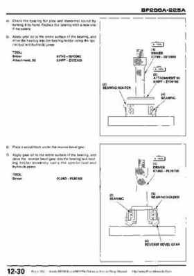Honda BF200A BF225A Outboard Motors shop manual., Page 366