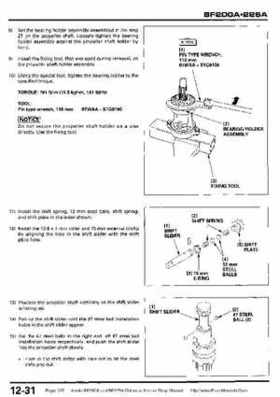 Honda BF200A BF225A Outboard Motors shop manual., Page 367