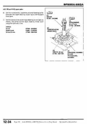 Honda BF200A BF225A Outboard Motors shop manual., Page 370