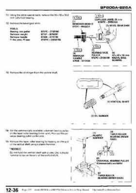 Honda BF200A BF225A Outboard Motors shop manual., Page 372