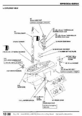 Honda BF200A BF225A Outboard Motors shop manual., Page 374