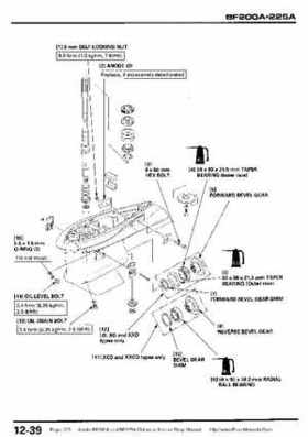 Honda BF200A BF225A Outboard Motors shop manual., Page 375