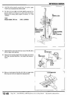 Honda BF200A BF225A Outboard Motors shop manual., Page 381