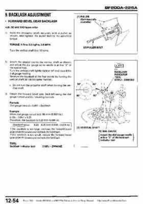 Honda BF200A BF225A Outboard Motors shop manual., Page 390