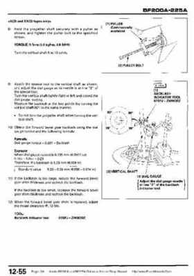 Honda BF200A BF225A Outboard Motors shop manual., Page 391