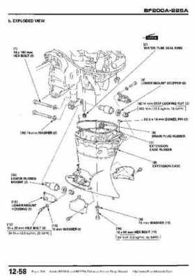 Honda BF200A BF225A Outboard Motors shop manual., Page 394
