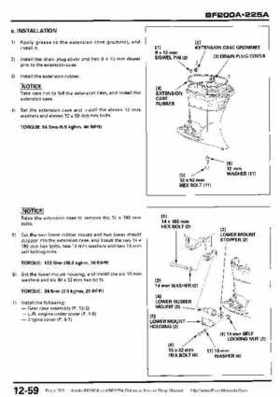 Honda BF200A BF225A Outboard Motors shop manual., Page 395