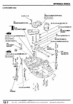 Honda BF200A BF225A Outboard Motors shop manual., Page 402