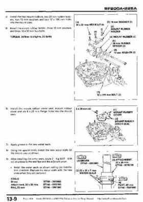 Honda BF200A BF225A Outboard Motors shop manual., Page 404