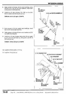 Honda BF200A BF225A Outboard Motors shop manual., Page 413
