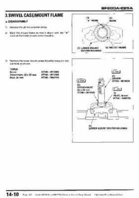 Honda BF200A BF225A Outboard Motors shop manual., Page 415