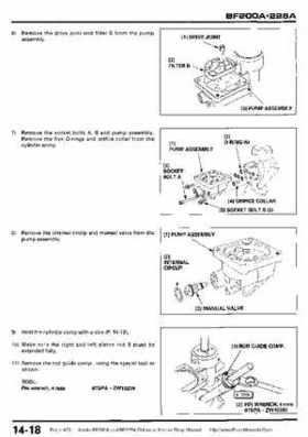 Honda BF200A BF225A Outboard Motors shop manual., Page 423