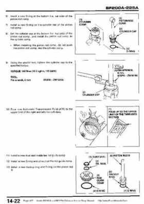 Honda BF200A BF225A Outboard Motors shop manual., Page 427
