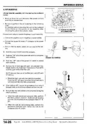 Honda BF200A BF225A Outboard Motors shop manual., Page 431