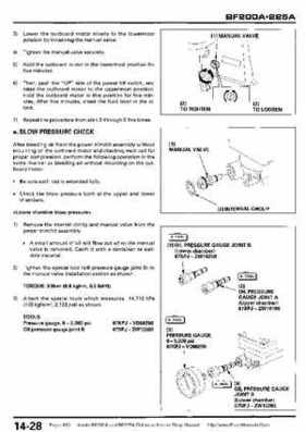 Honda BF200A BF225A Outboard Motors shop manual., Page 433
