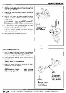 Honda BF200A BF225A Outboard Motors shop manual., Page 434